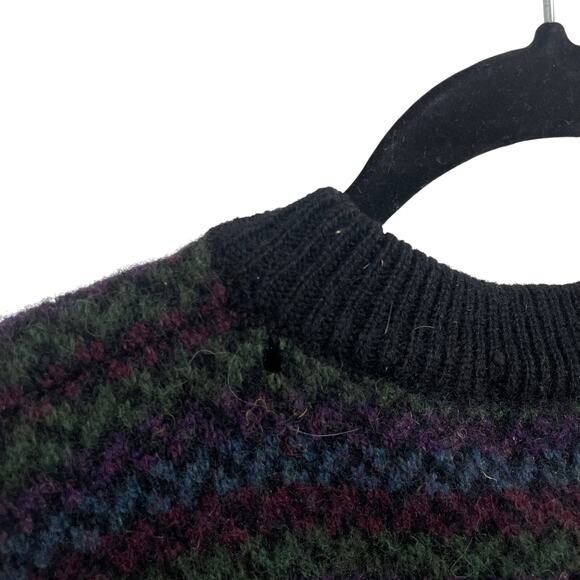 Vintage Woolrich Fox Hunt Hound Dog Equestrian Sweater Womens Medium AS IS - Picture 6 of 7